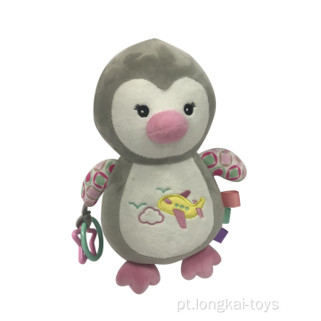 Pinguim chocalho bebê brinquedo